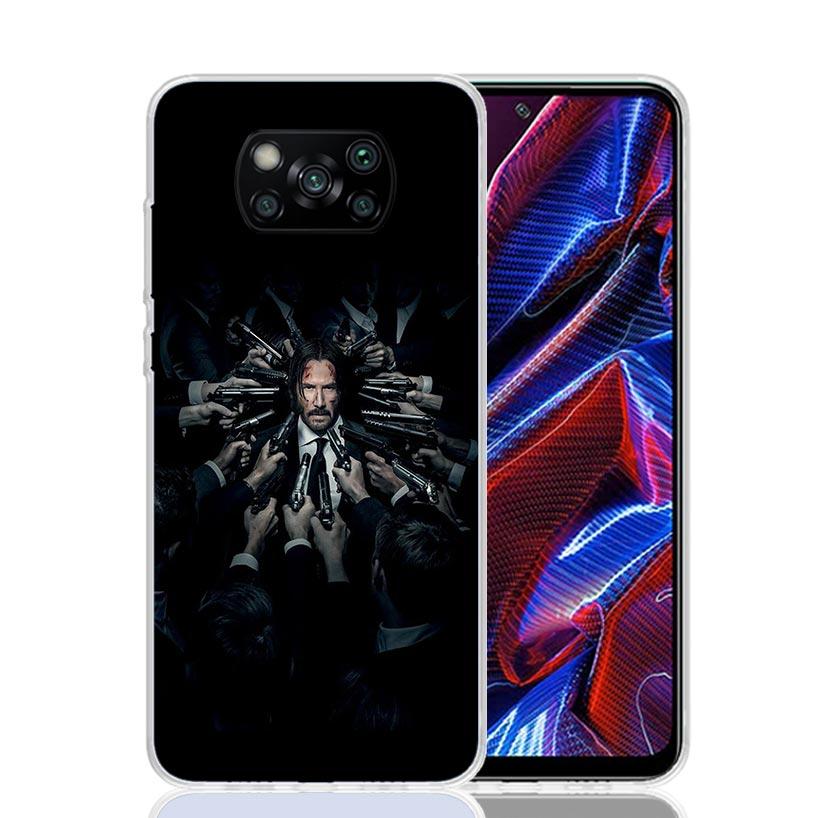 John Wick 4 Movie Phone Case For Xiaomi Poco F7 Ultra X7 X6 Pro X5 Redmi 15 15C 13 13C 12 12C 10 10A 10C 9 9A 9C 9T Shell Poco X