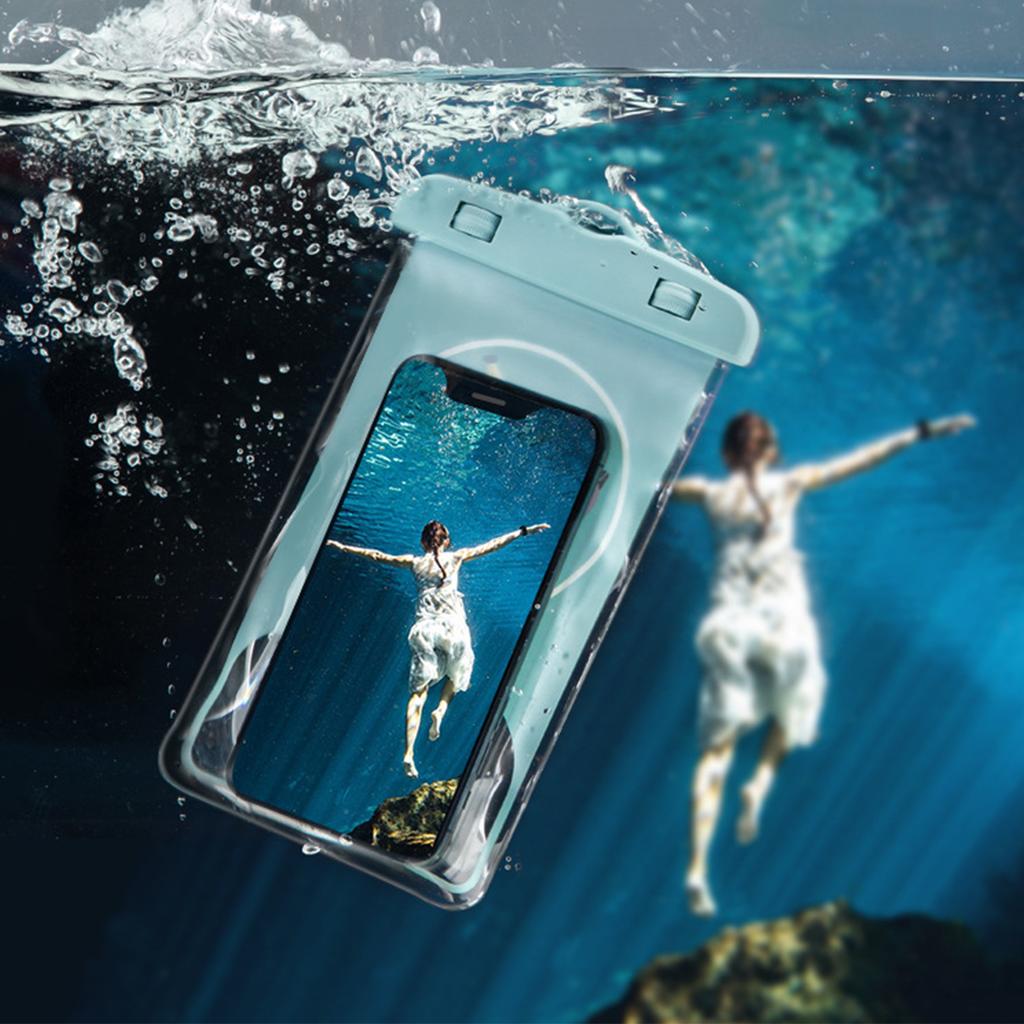Mobile Phone Waterproof Bag ABS PVC Cellphone Underwater Dry Pouch for Diving TravellingSloth