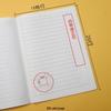 Top Student A5 English Writing Notebook, 16K Grid, Four-Line Practice, Middle School Kraft Paper Homework Book