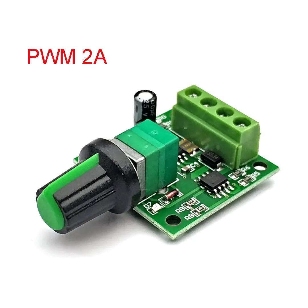 

5A 90W PWM 12V DC Motor Speed Controller Module DC-DC 4.5V-35V Adjustable Speed Regulator Control Governor Switch 24V PWM 2A чорний