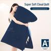 Knitted Cotton Cloud Quilt: Deep Sleep, Warm & Soft for All Seasons