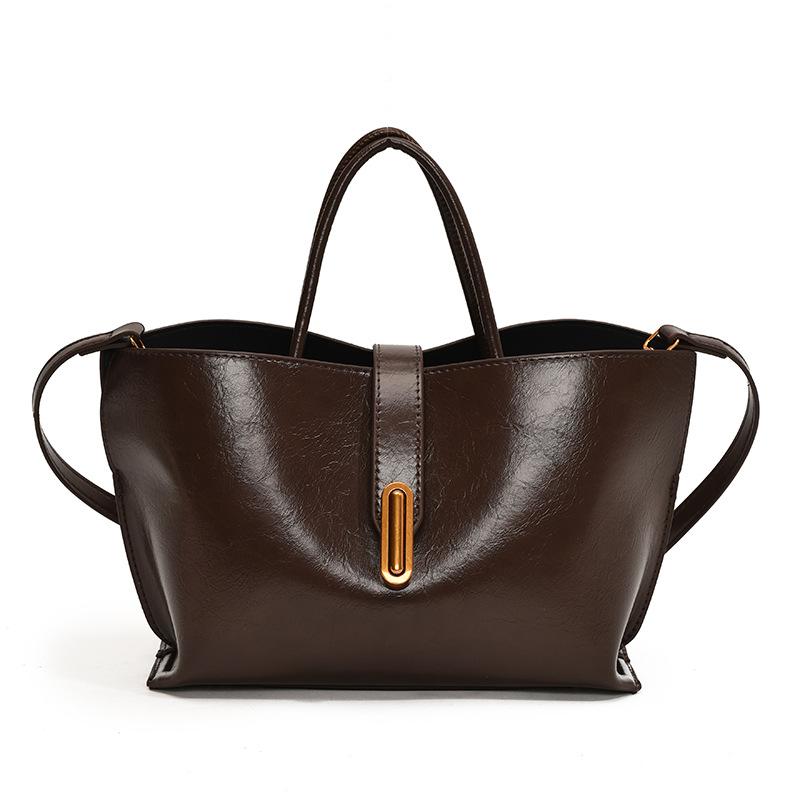 High-quality Handbag for Large Women Versatile Luxury Commuting Letter Shoulder Bag Fashiable Single-shoulder Crossbody Bag