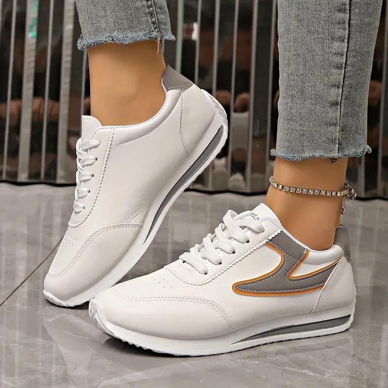 Fashion Women's Non-slip Round  Outdoor Light Sport Shoes 2024 Spring New Running Sho Lightweight Comfortable Fashion Casual Sneakers