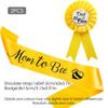 Mom to Be Dad to Be Shoulder Strap Collection designed for Infant Shower Gender Revealing Celebration Welcome Infant Celebration Shoulder Strap Badge