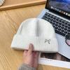Korean Style Simple and Versatile Bow Knitted Hat Autumn and Winter Outdoor Warm and Cold Proof Woolen Hat Showing Face Small Baotou Cold Hat