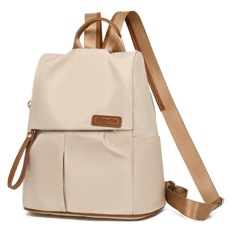 Schoolbag1011 New Large Capacity Backpack for Women, Anti-theft, Water-Repellent, Casual Lightweight Travel Backpack, High Aesthetic Value