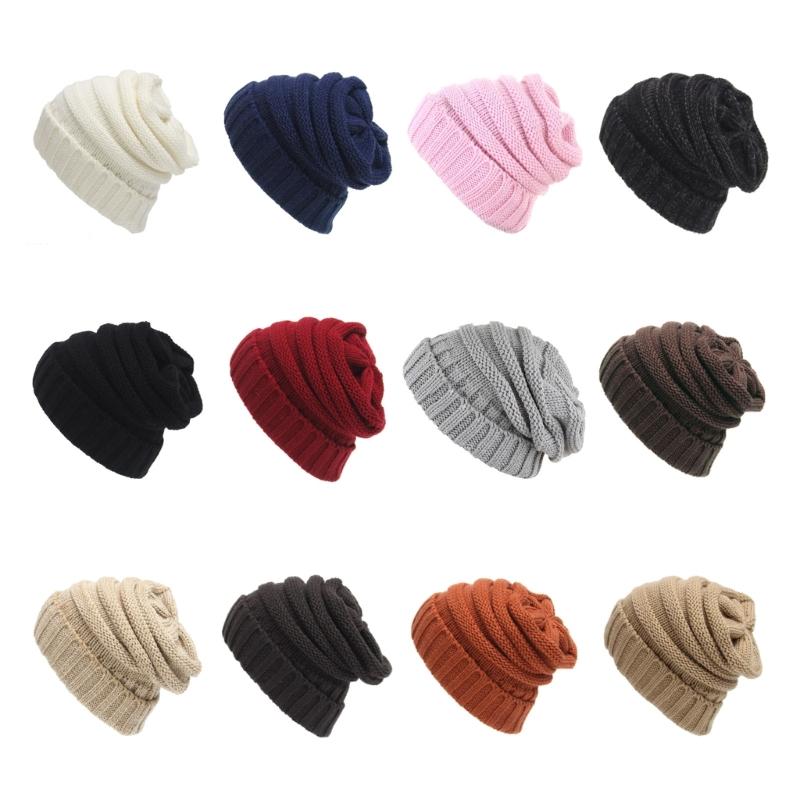 Knitted Acrylic Beanies Hat for Men Women Winter Hats for Women Warm Beanies Soft Cable Knit Beanies Outdoor Activity