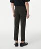 MUSINSA STANDARD Tapered Hidden Banding Crop Slacks [Khaki]