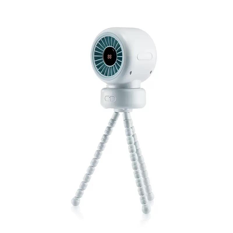 Mini Fan 2026 New Lightweight Portable baby Stroller Octopus Fan USB Quiet Handheld Fan for Dorm Outdoor Desktop