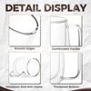 2 Pack Glass Coffee Mugs - Double Wall Insulated Mug Set with Handle, Tea Latte Cappuccino Cup for Latte, Macchiato, Americano