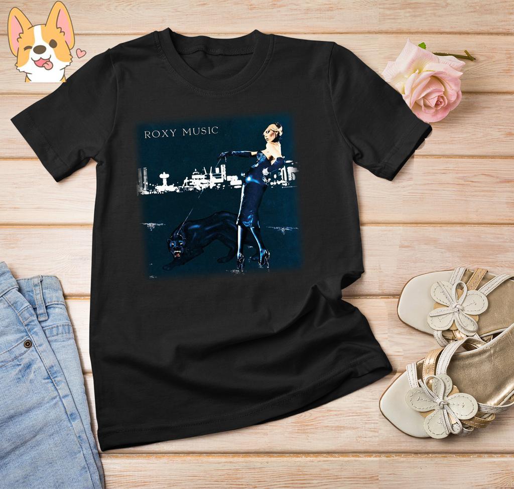 Roxy Music For your Pleasure Cotton Black Men All size Tee Shirt E720