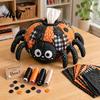 Quilted Tissue Cover Pattern Box DIY Sewing Kit, Halloween Theme, Patchwork Fabric Craft Creative Gift for Her Set, Handicraft Cover, Home And Haunted