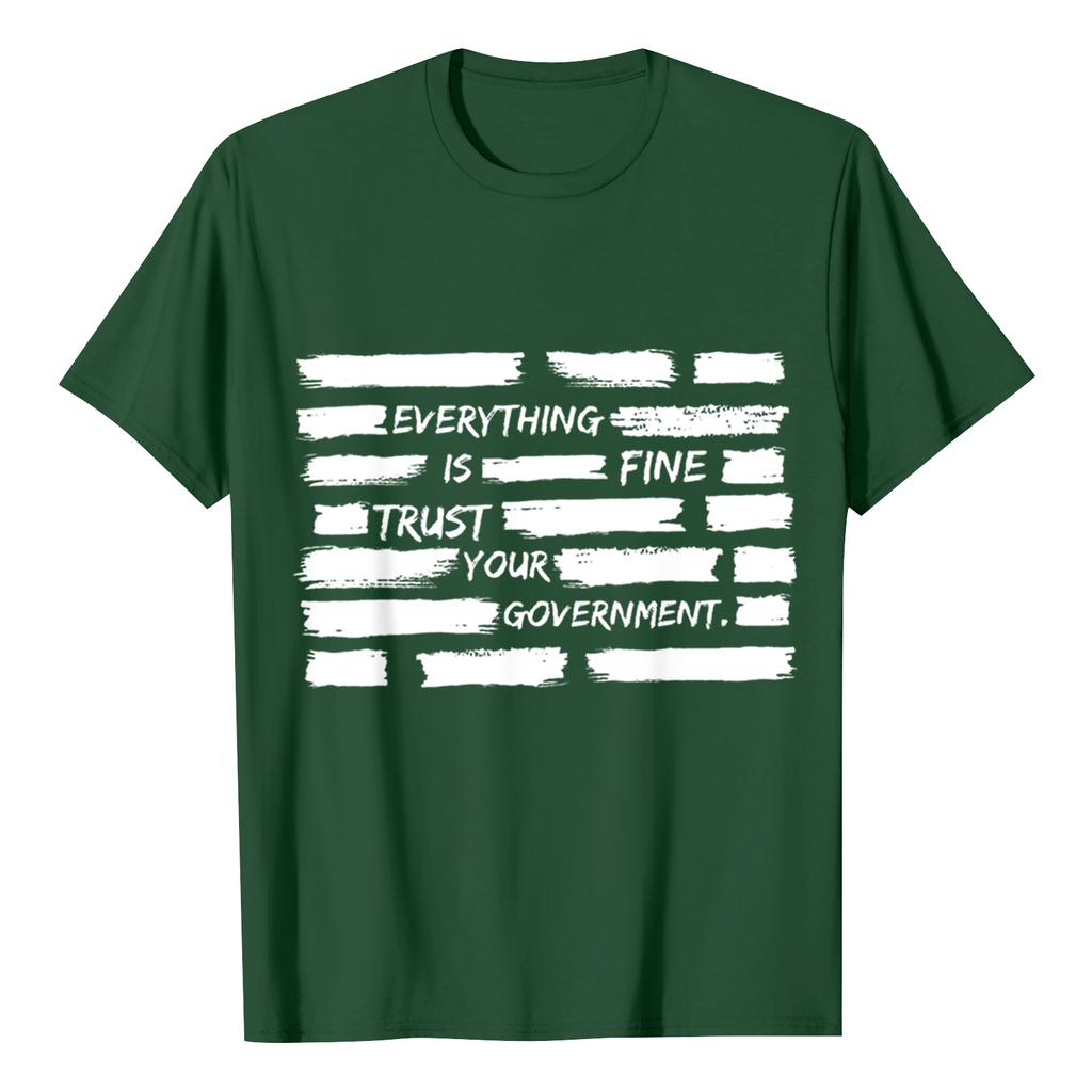 USA Anniversary Men's Casual Letter Print Short-Sleeve T-Shirt