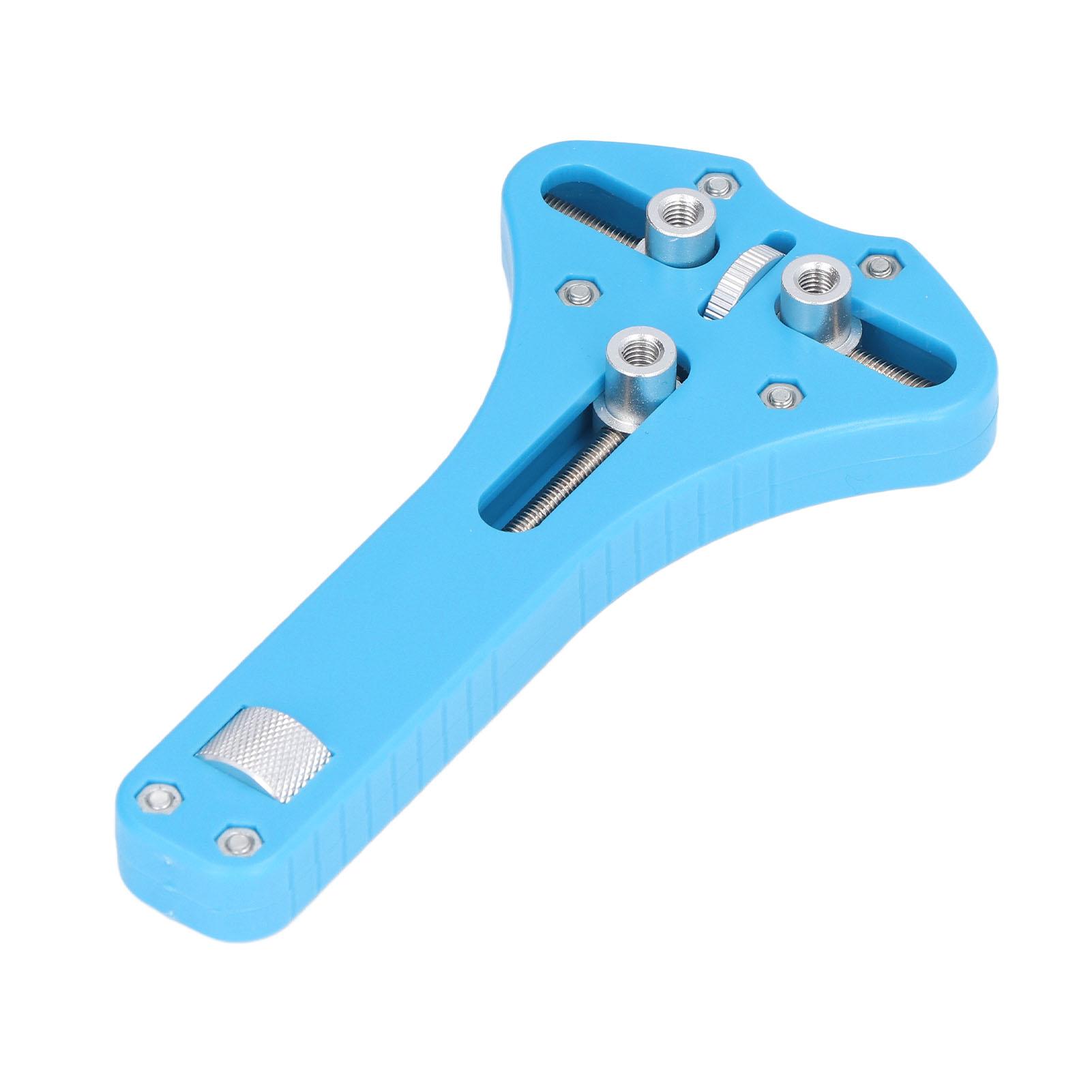 

13 шт. Инструменты для ремонта часов Небесно-голубая сталь Износостойкий Противоскользящий 3-точечный инструмент для снятия задней крышки часов