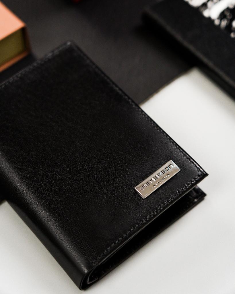 PTN Leather Wallet PTN 317-PR 2-1-1-2152 Black
