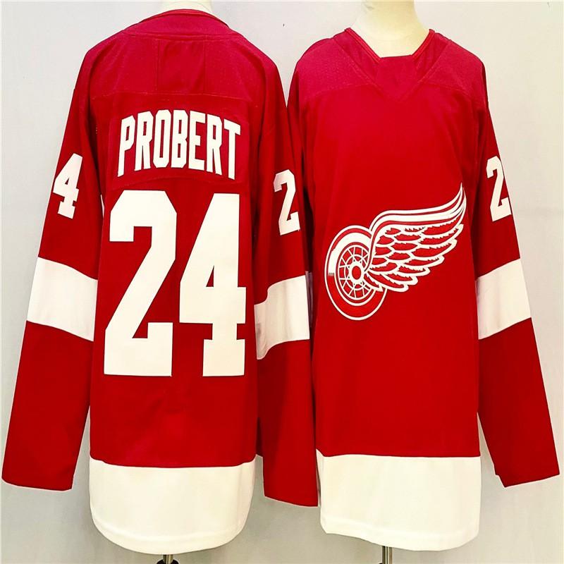 Detroit Red Wings NHL Hockey Jersey Mens Cotton Fan Apparel Ice Games Casual Wear