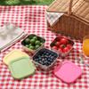 Silicone Lid Food Storage Container Leakproof Meal Prep Container Lunch Box  Healthy Meal Prep