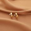 Pearl Mosquito Coil Disc Ear Clips: No-Pierce, Elegant French-Style Earrings for Women