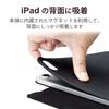 Elecom IPad 10.9 10. generacji (2022) Magnetyczne Etui Pokrowiec Adsorpcja Magnetyczna Miękki Materiał Skórzany Automatyczne Uśpienie/Wybudzenie Kompatybilny Czarny TBWA22RWVPF2BK