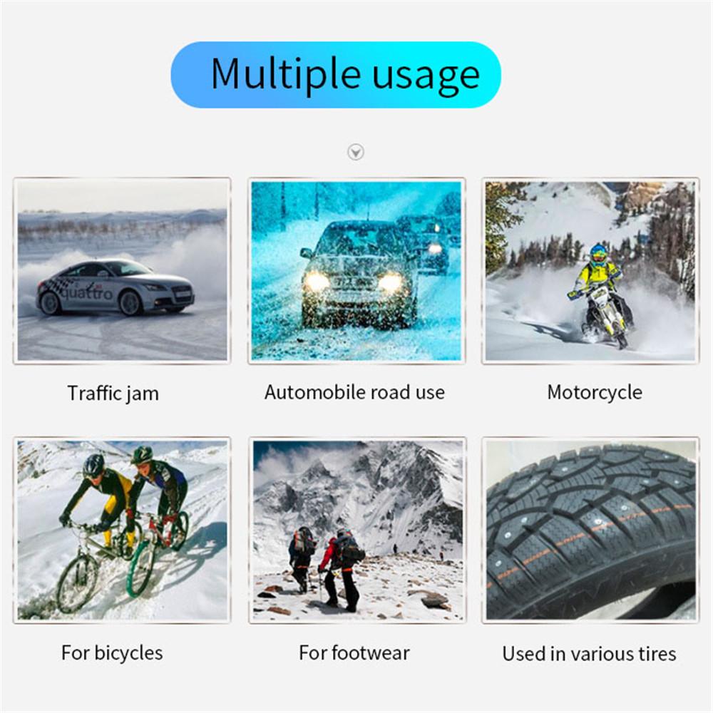 50 Piezas Tuercas de Rueda Tornillos de Neumáticos de Coche Tachuelas Clavos de Nieve Cadenas de Nieve para Neumáticos de Rueda Tachuelas para Zapatos ATV Coche Neumático de Motocicleta 8x10mm