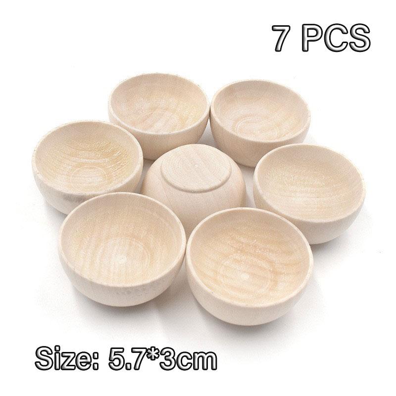 

Toddlers Montessori Material Sorter Sensory Toys Wooden Mushroom Pine Cones Blocks Clip Cup Bowl Fine Motor Skill Teaching Aids