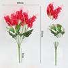 Artificial Hyacinth Lavender Bouquet Fake Flowers For Home El Garden Wedding Decoration Plastic Floral Arrangement