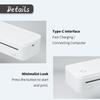 Tragbarer A4-Thermodrucker, kabelloser Desktop-Drucker, Verwendung mit mobilem Laptop