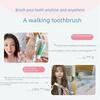 ETravel 2-in-1 Portable Folding Toothbrush & Toothpaste for Orthodontic Care