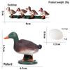 Kids' Farm Animal Toy Set: Rooster, Hen, Chick Figurines