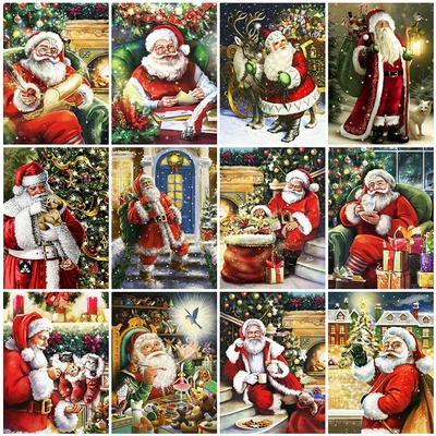 5D Diamant Malerei Weihnachten Home Dekoration Geschenk Diamant Mosaik Santa Bild Diamant Stickerei Cartoon Kreuzstich