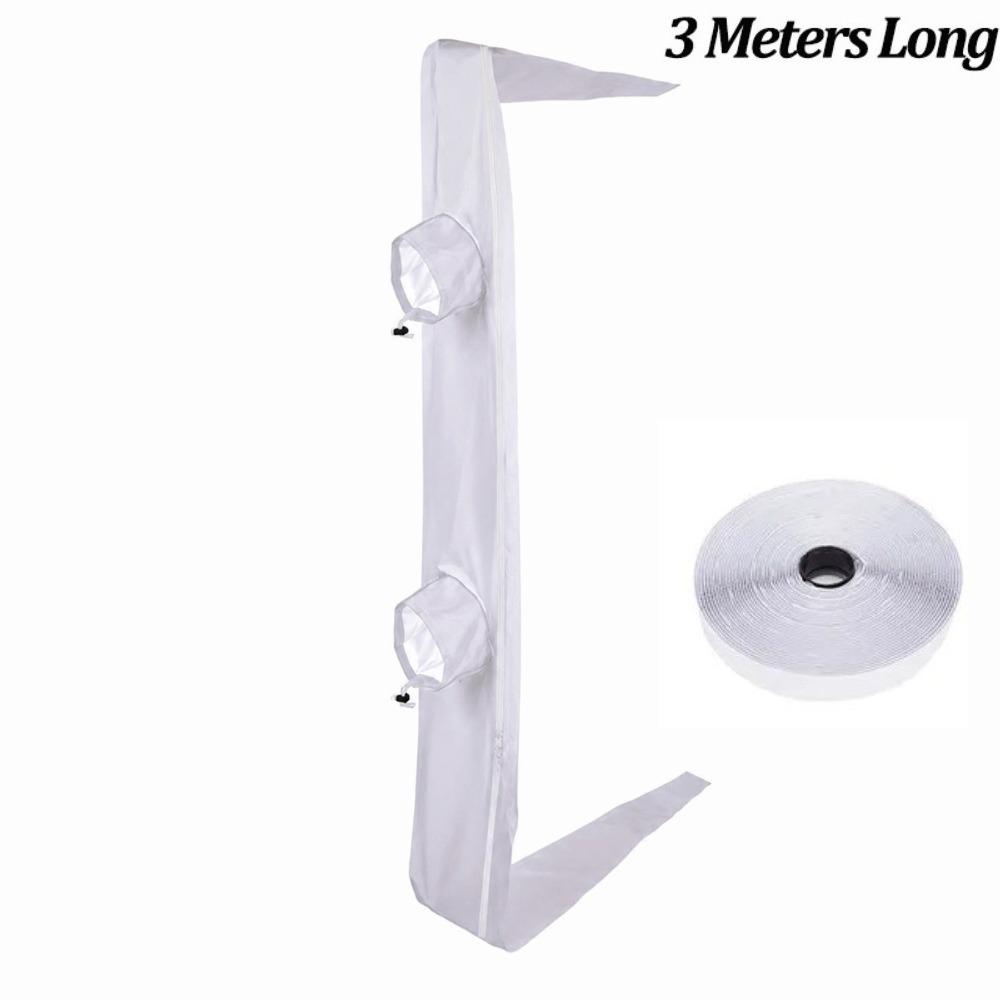 Double Opening Portable Air Conditioner Window Seal Window Vent Kit  For Push Up Windows