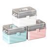 Large Household Three-Layer Medicine Organizer Box