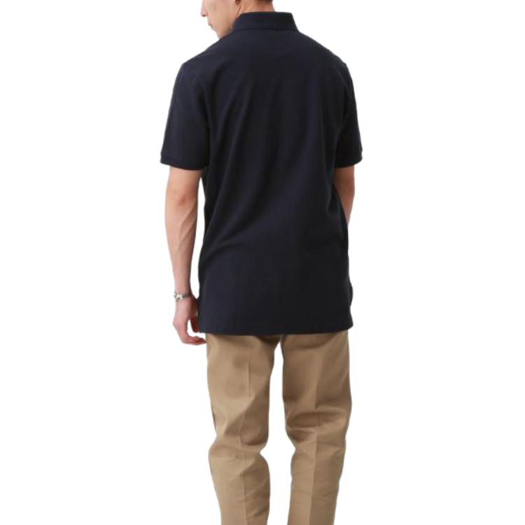 Tommy Hilfiger Solid Color Straight Cut Fashion Casual Business Commuter Old Money Style Tennis Golf Outfit Short Sleeve Polo Shirt TM7802266-AAA
