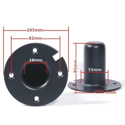 Heavy Duty Metalen Luidsprekerstandaard Basis IJzeren Onderste Geluidszittingen voor Professioneel Podiumgebruik Eenvoudige Installatie