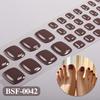 Gel Toenail Strips with File Easy Apply Remove No LED Lamp Needed Adhesive Nail Sticker Home Manicure DIY Toe Nail Polish Wrap