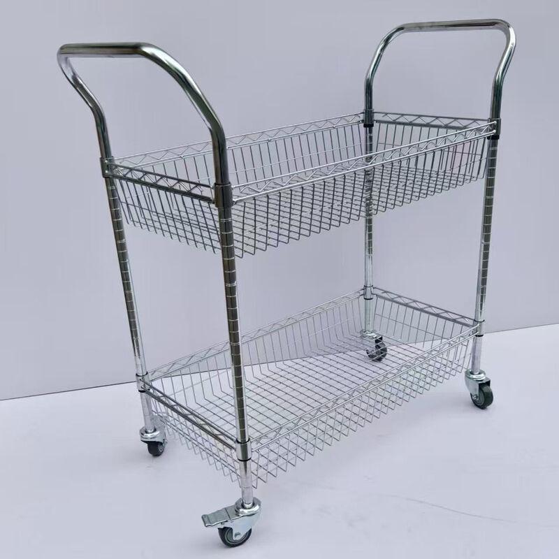 Reinforced Stainless Steel Material Handling Trolley
