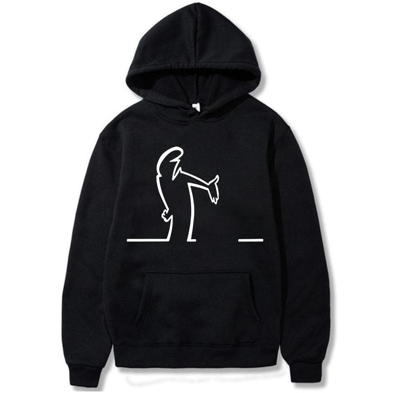 

New Balum La Linea Print Hoodie Sweathshirts Men Women Hooded Pullover Unisex Long Sleeve Hoodie Tops Couple Hoodies 3XL