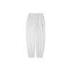 MLB Boston Red Sox Solid Color Casual Drawstring Mid-Waist Knit Joggers Unisex Bottoms Cream 3AWPM9141-WPM91