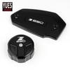 Motorcycle Accessories Front & Rear Brake Fluid Cylinder Master Reservoir Cover Cap For Kawasaki Z650 2017 2018  Universal