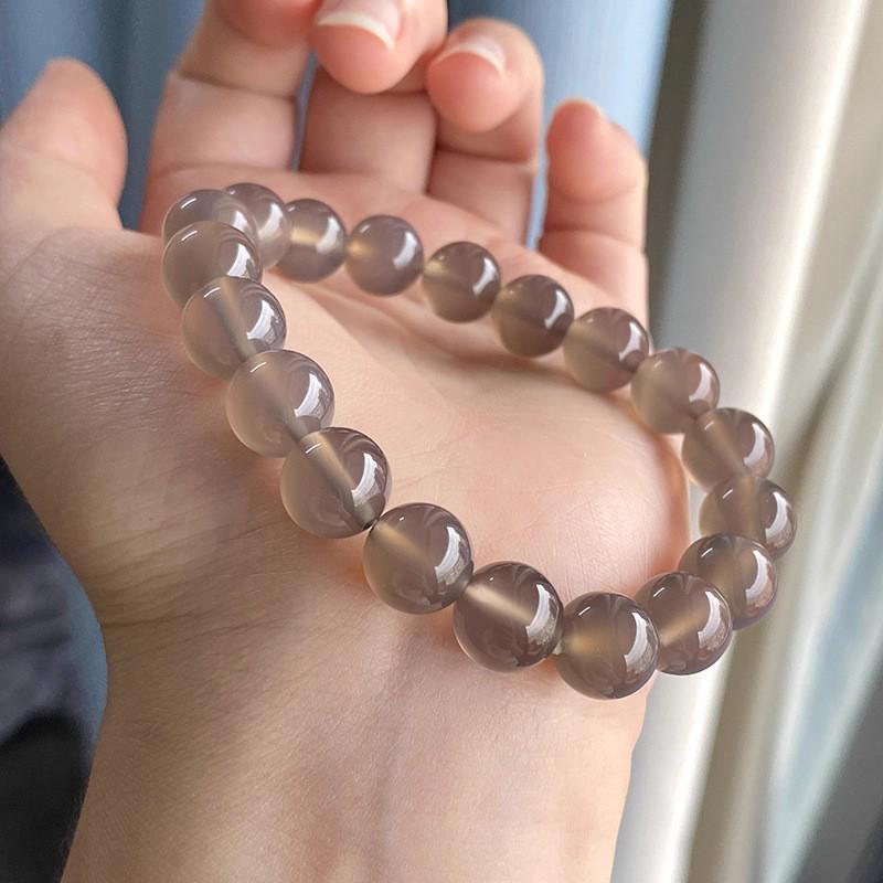 7A Natural Red Agate Bracelet for Girls - Year of the Rat, Simple & Versatile High Ice Red Chalcedony