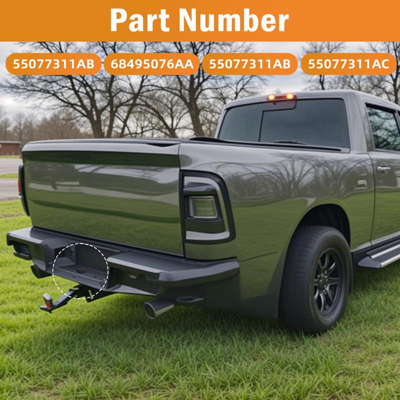 1pc Rear Bumper Tow Hitch Ball Hole Cover 68495076AA for Dodge Ram 1500