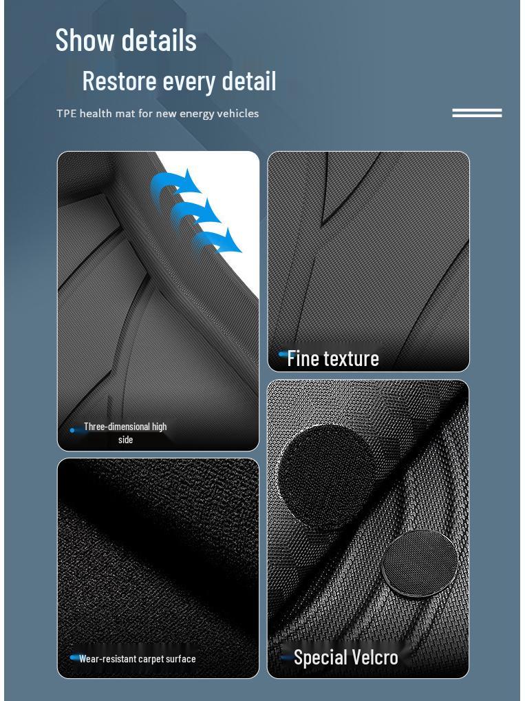 Fits Model 22-24 BELGEE Bin Yue X50/Proton X50 Full Coverage TPE Car Floor Mats