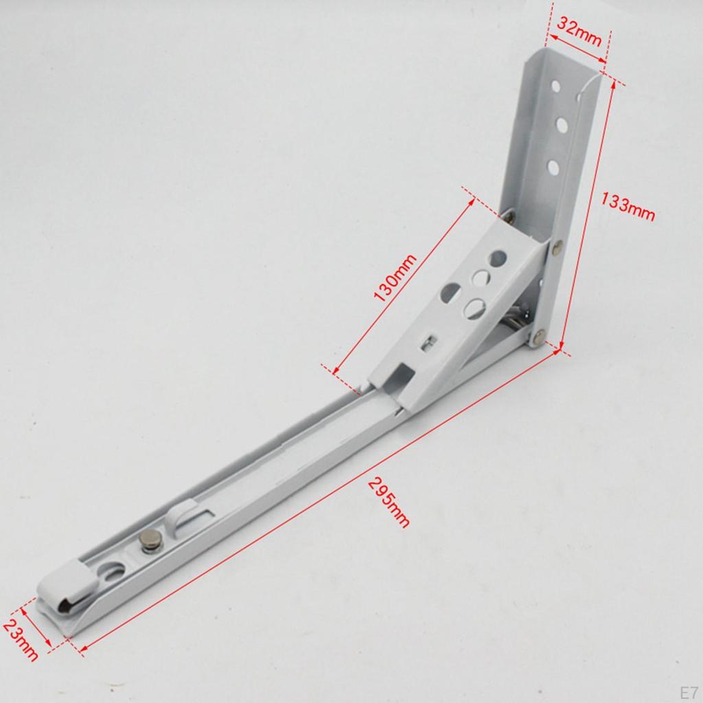 1 Pair Triangle Folding Angle Bracket Shelf for Storage Accessories