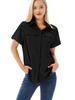 Quick-Dry Stretch Short-Sleeve Outdoor Shirt with Multi-Pocket, Breathable UV Protection