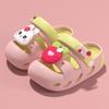 Kinder Sommer Cartoon Prinzessin Outdoor Geschlossene Zehen Sandalen, Rutschfeste Weiche Sohle Süße Baby Clogs