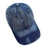 American Retro Denim Baseball Cap Difficult Spring And Autumn Rest Niche Sunscreen Hat Women'S Big Head Circumference Show Face Small Cap