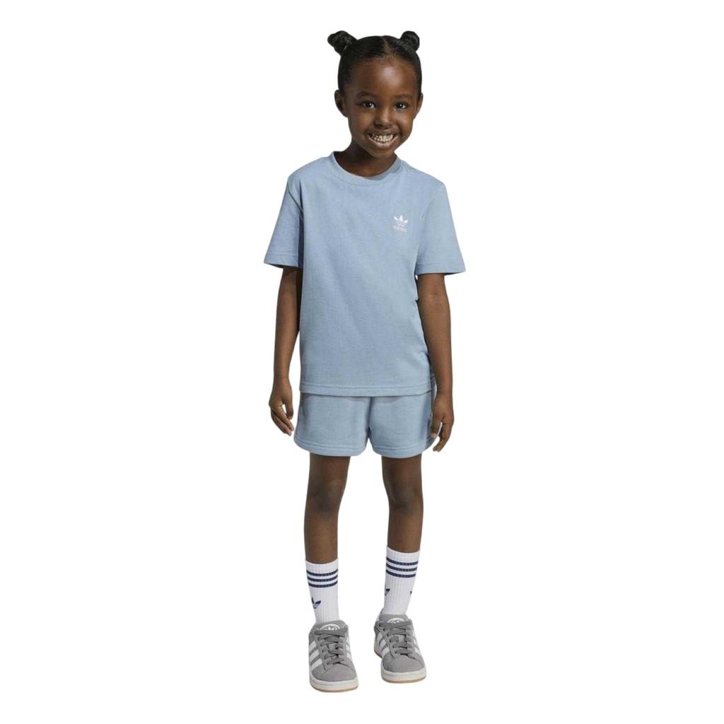adidas Childrens/Kids Logo Cotton T-Shirt & Shorts Set