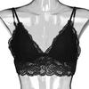 Women Plus Size Vest Crop Wireless Bra Lingerie Sexy V-Neck Underwear Sleepwear