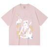 230 Gsm 100% Cotton Demon Slayer V40 Kaigaku Print Unisex Heavy Cotton T Shirt