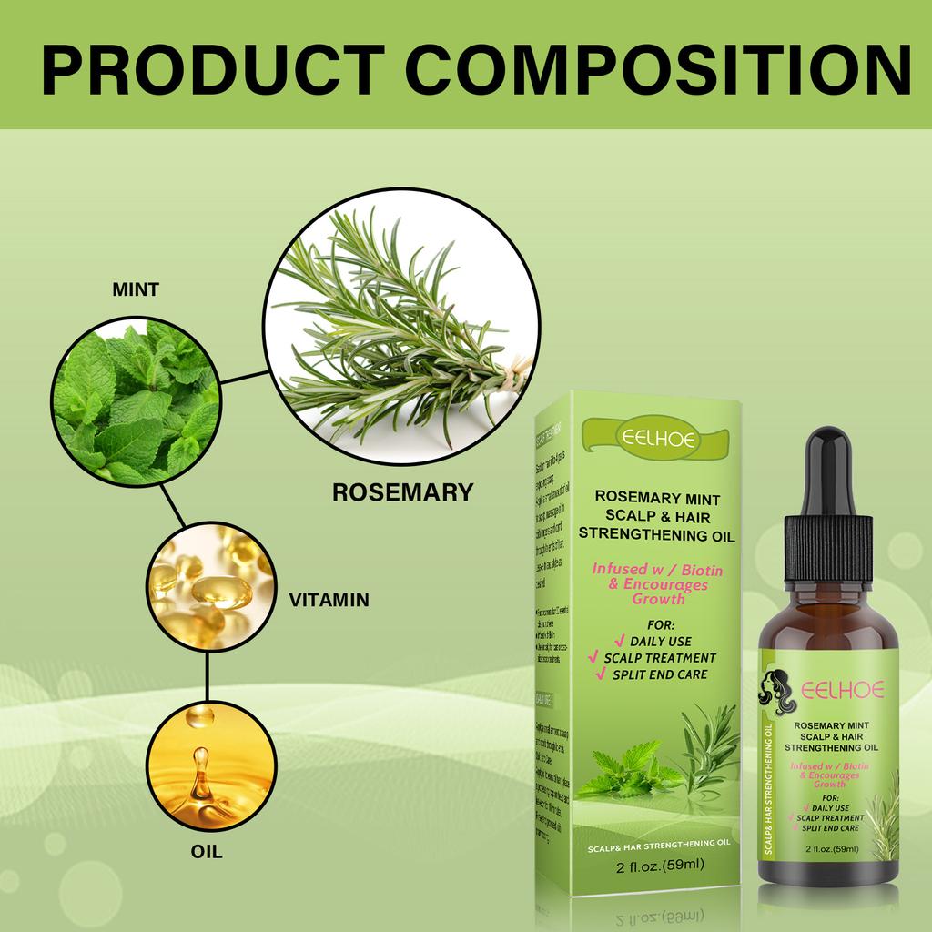 Serum z olejkiem eterycznym do wzrostu włosów z imbiru Kuracja do włosów Produkty przeciw wypadaniu włosów Szybki wzrost Naprawa skóry głowy Pielęgnacja włosów zniszczonych i kręconych